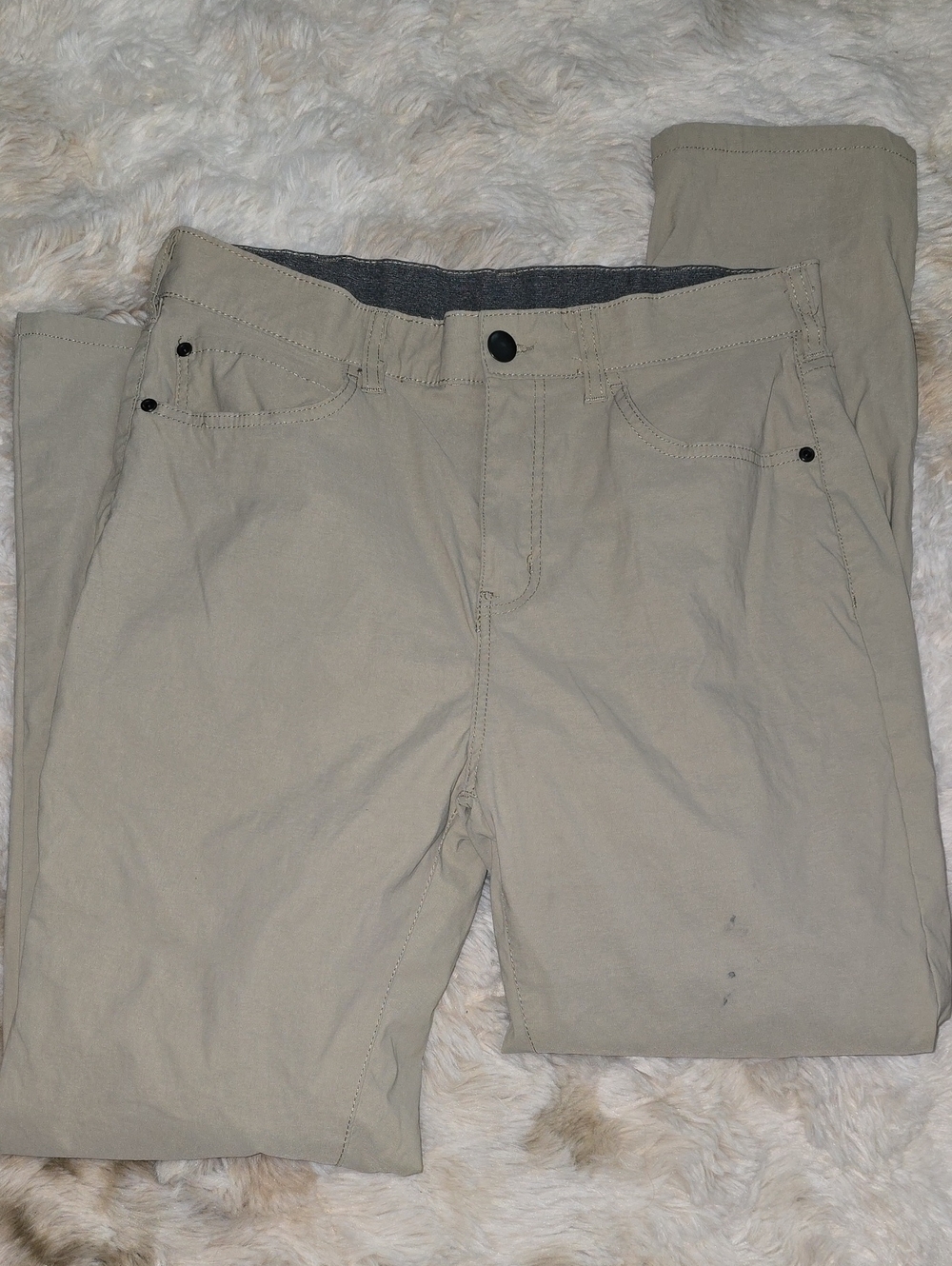 Member's Maek Men's Casual Denali Straight Fit Pants in Light Khaki 32x 30